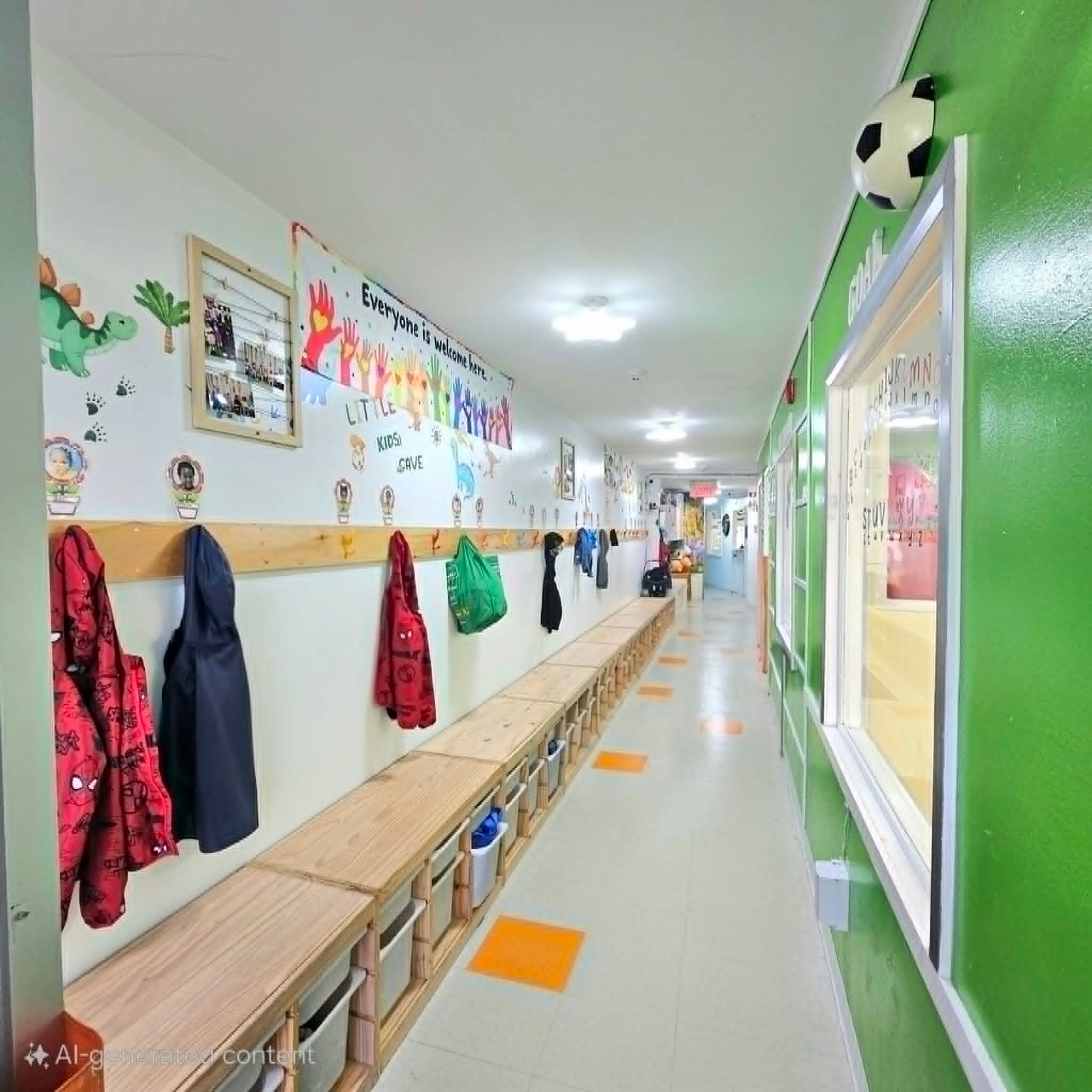 Enfants en activité à la Garderie Rafiki
